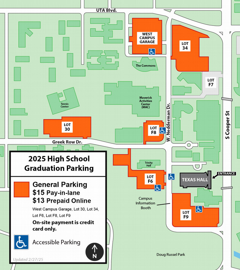 Nolan Catholic Parking Map